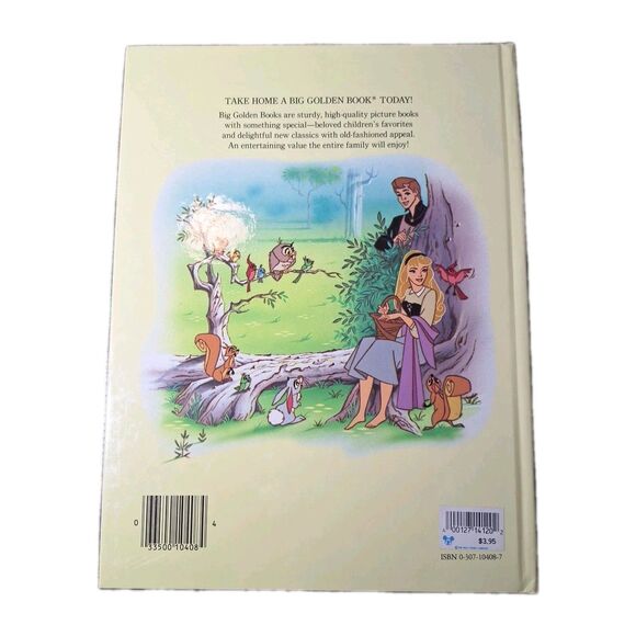 Walt Disney Sleeping Beauty Big Golden Book Hardcover - Classic Vintage Children - Picture 2 of 6